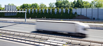Lärmschutz auf der Autobahn