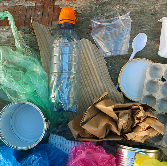 Diverser Verpackungsmüll