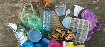 Diverser Verpackungsmüll