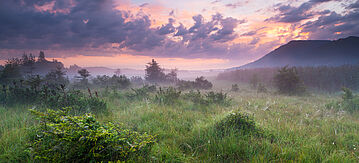 Landschaft im Sonnenuntergang