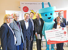 Bundesumweltministerin Svenja Schulze beim Stromspar-Check