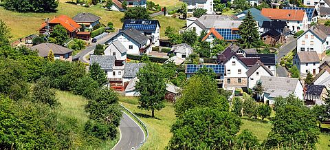 Blick auf eine Kommune