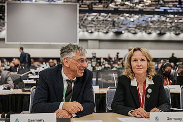 Staatssekretär Stefan Tidow und Bundesumweltministerin Steffi Lemke. for further information see image caption
