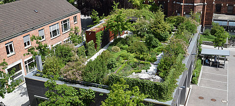 Augsburg Augustiner Klinikum Dachgarten