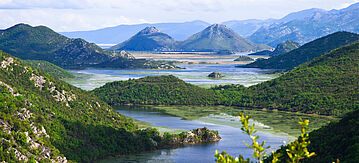 Skadarsee in Albanien und Montenegro