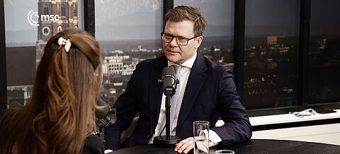 Carsten Schneider im Gespräch