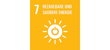 Icon für Ziel 7: Bezahlbare und saubere Energie