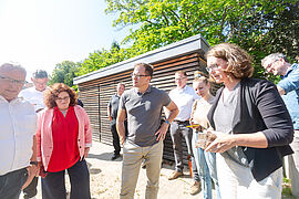 Besuch von Carsten Schneider des Greifswalder Moor-Centrums