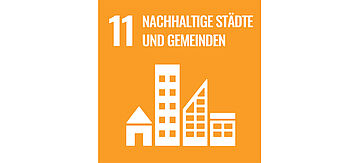 Icon für Ziel 11: Nachhaltige Städte und Gemeinden