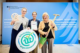 Bettina Hagedorn, Parlamentarische Staatssekretärin beim Bundesumweltminister - Auszeichnung der Gewinnerprojekte des UN-Dekade Projektwettbewerbs 2025 Stadtnatur im BMUKN in Berlin.