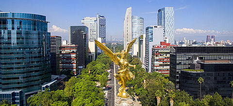 Ángel de la Independencia, Denkmal in Mexiko-Stadt Paseo de la Reforma 