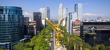 Ángel de la Independencia, Denkmal in Mexiko-Stadt Paseo de la Reforma 