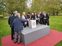 Grundsteinlegung in den Gärten der Welt mit Rita Schwarzelühr-Sutter