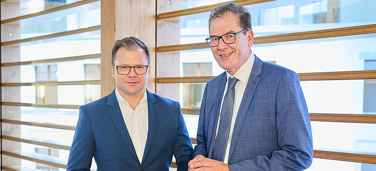 Generaldirektor von UNIDO und Bundesumweltminister Carsten Schneider Generaldirektor von UNIDO und Bundesumweltminister Carsten Schneider
