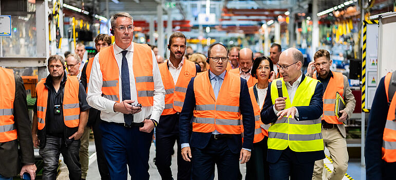 Pressereise von Bundesumweltminister Schneider in Rheinland-Pfalz