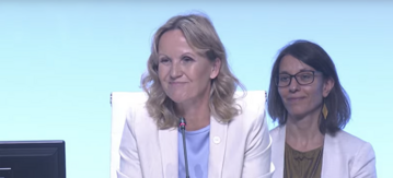 Steffi Lemke bei der Weltchemikalienkonferenz in Bonn.