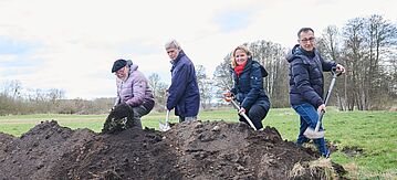 Spatenstich zur Moorvernässung in Angermünde
