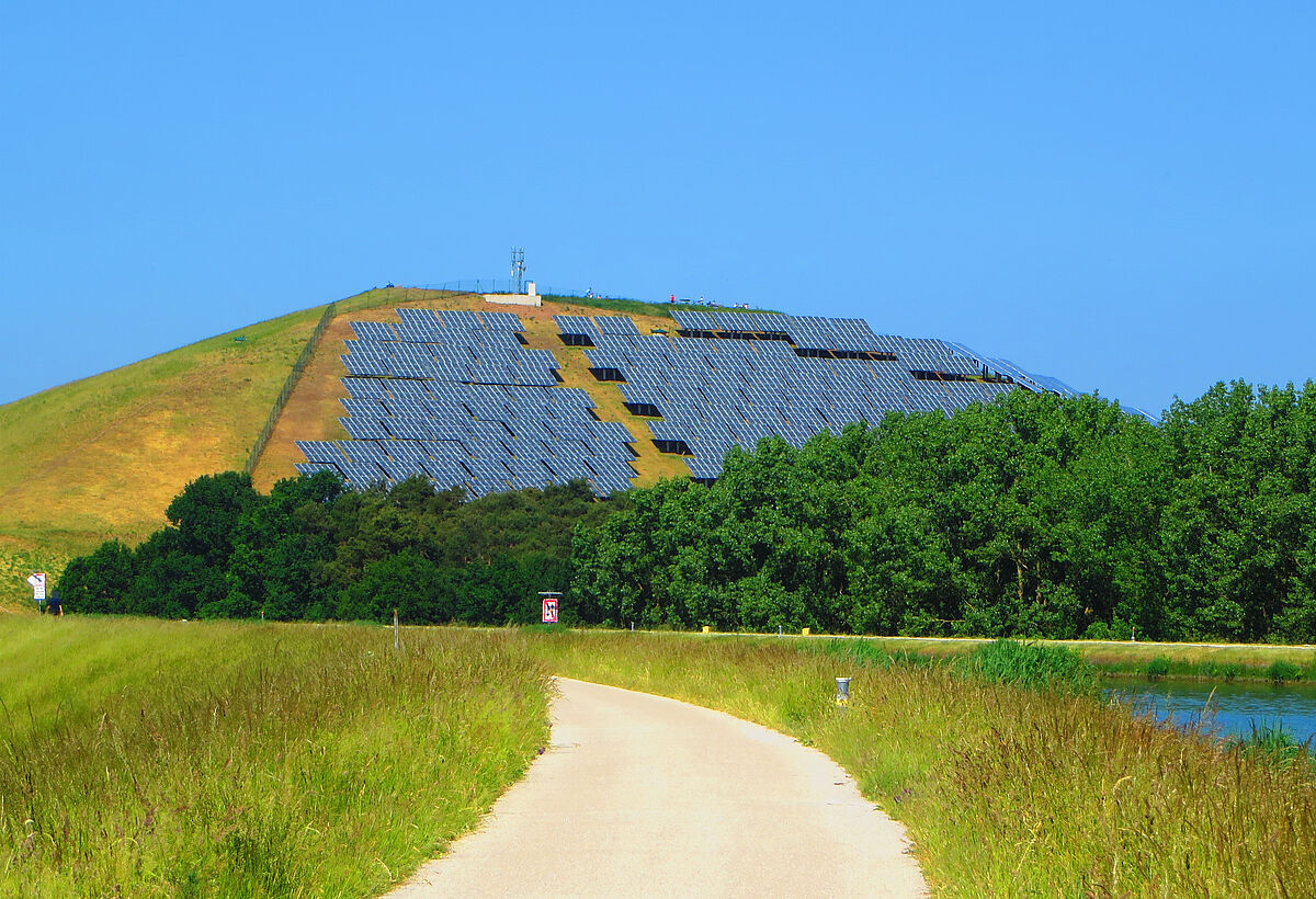 Weg am Solarberg Europakanal Fürth