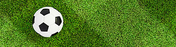 Fußball auf Rasen