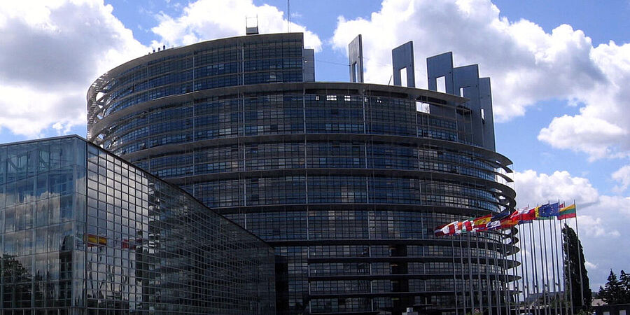 Das Gebäude des Parlaments der Europäischen Union.